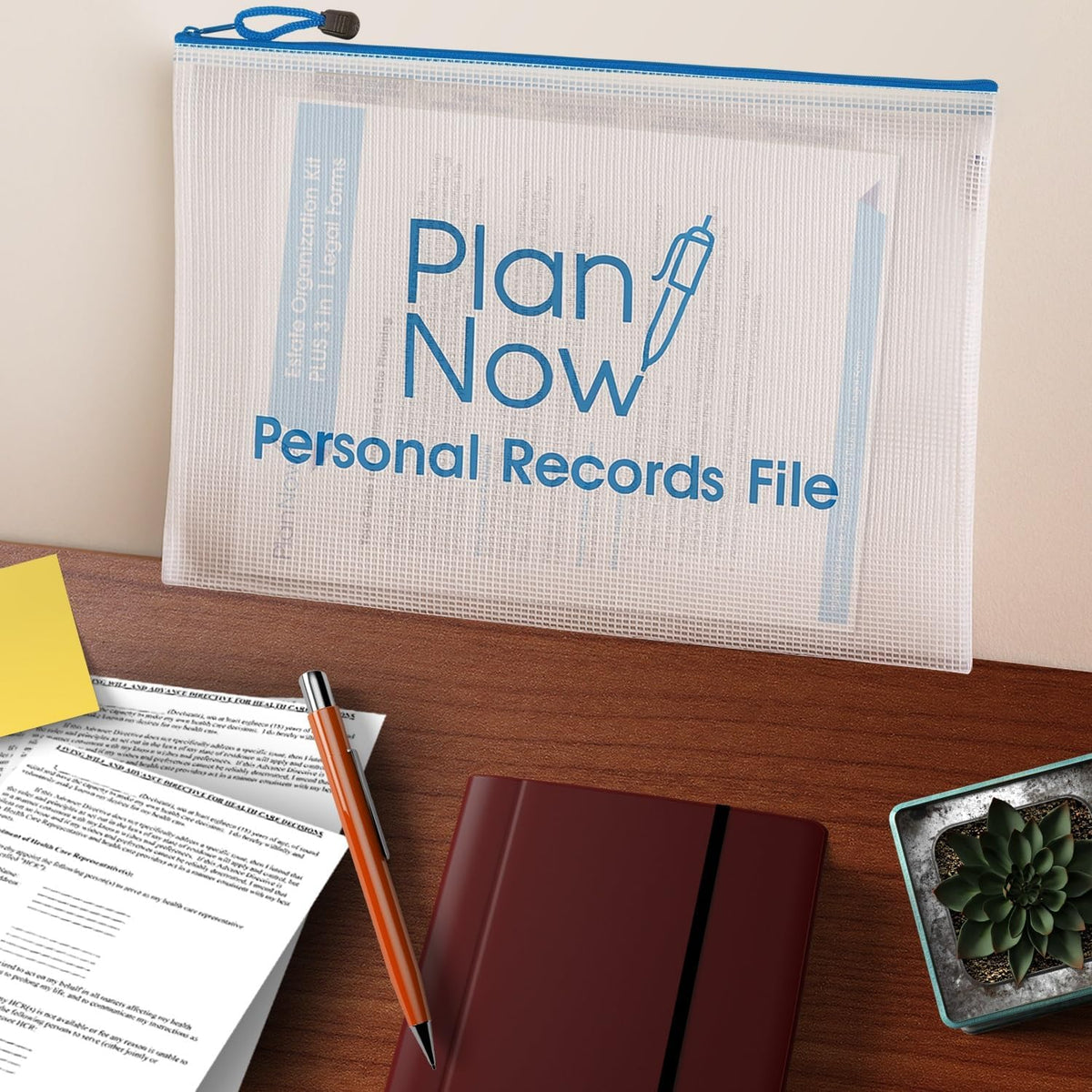 3-in-1 Estate Planning Kit, Last Will & Testament, Power of Attorney, Living Will